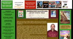 Desktop Screenshot of federacionzacatecana.com